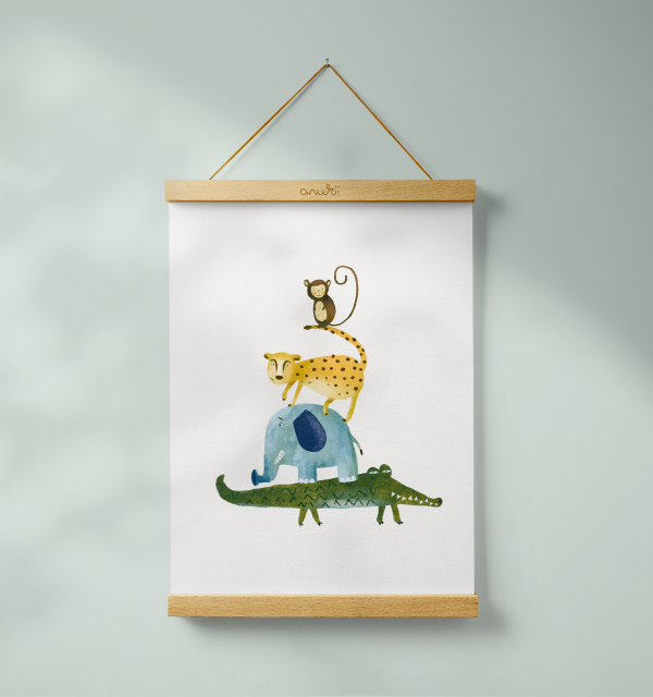 Posters for children's room • pixel based drawing